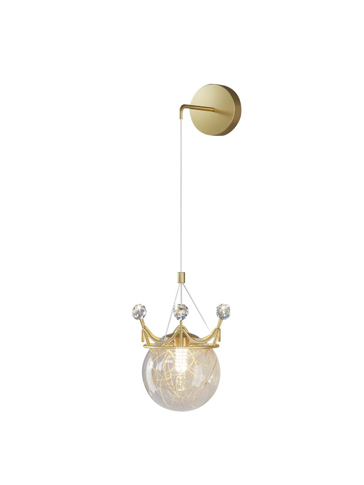 Gypsophila Crown Wall Lamp