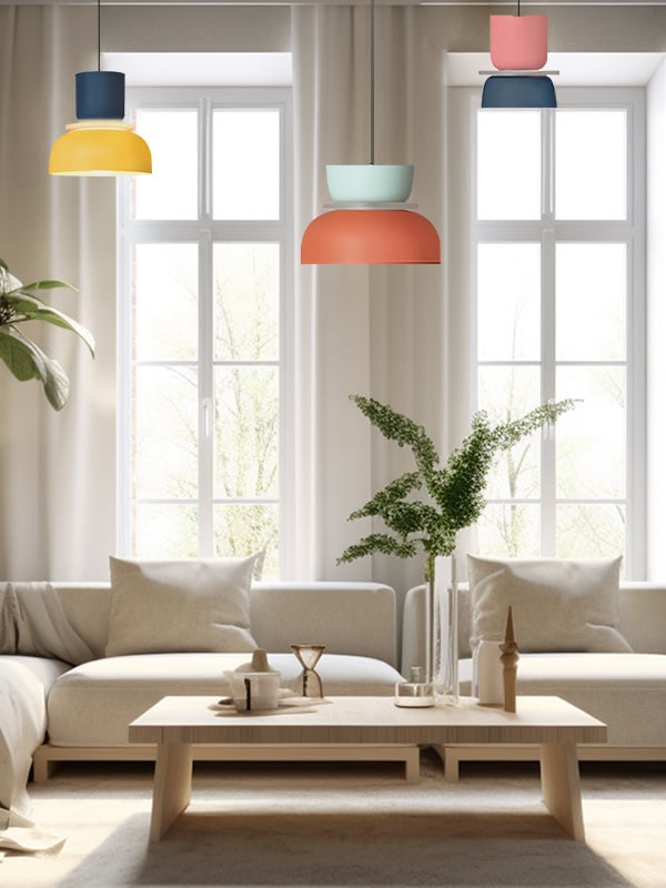 MACRI Color Block Nordic Pendant Light